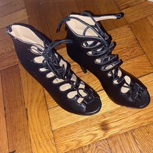 Lace up heels